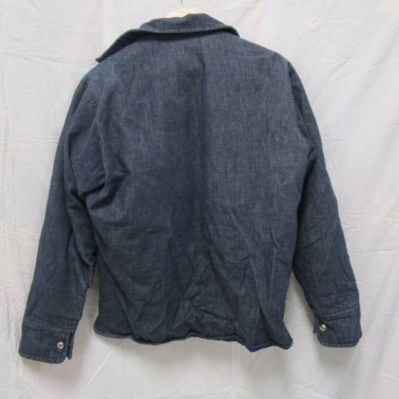 Vintage COMFY Men's Goose Down Denim Shirt Jacket - Picture 3 of 3